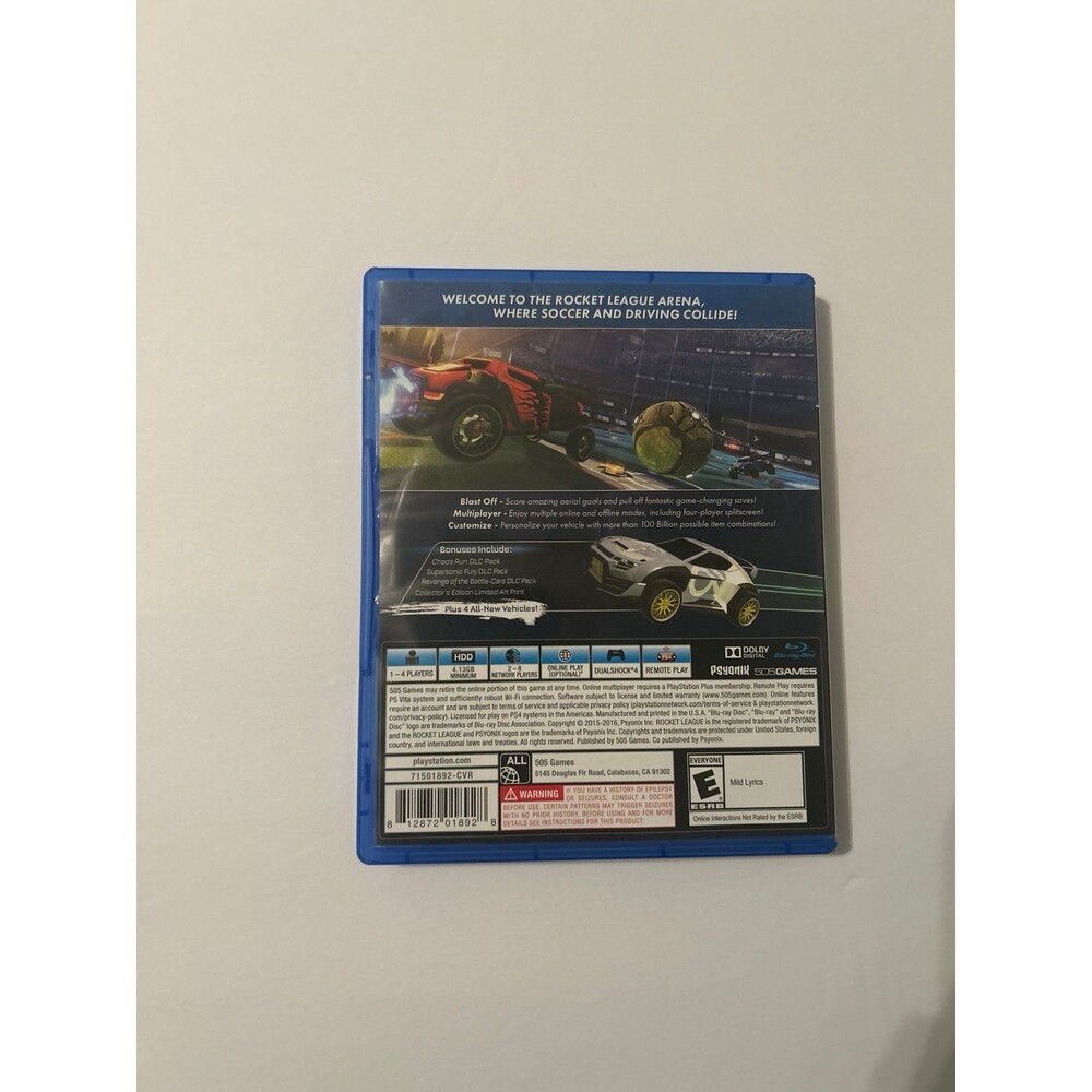 Rocket League Collector's Edition PS4 - Rare Physical Copy - Warner Bros - Picture 2 of 4
